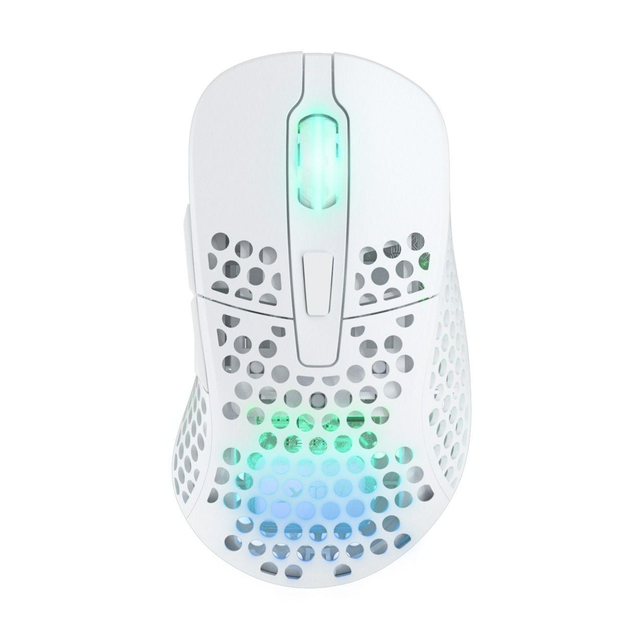 Xtrfy MSM M4 RGB Wireless Gaming-Maus, Weiß