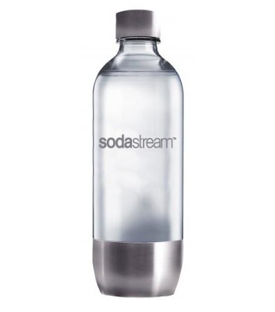 1041191490 mit Edelstahldeckel PET-Flasche