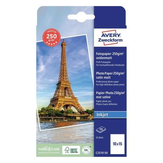 Premium Inkjet Fotopapier 10x15 250g 50 Blatt