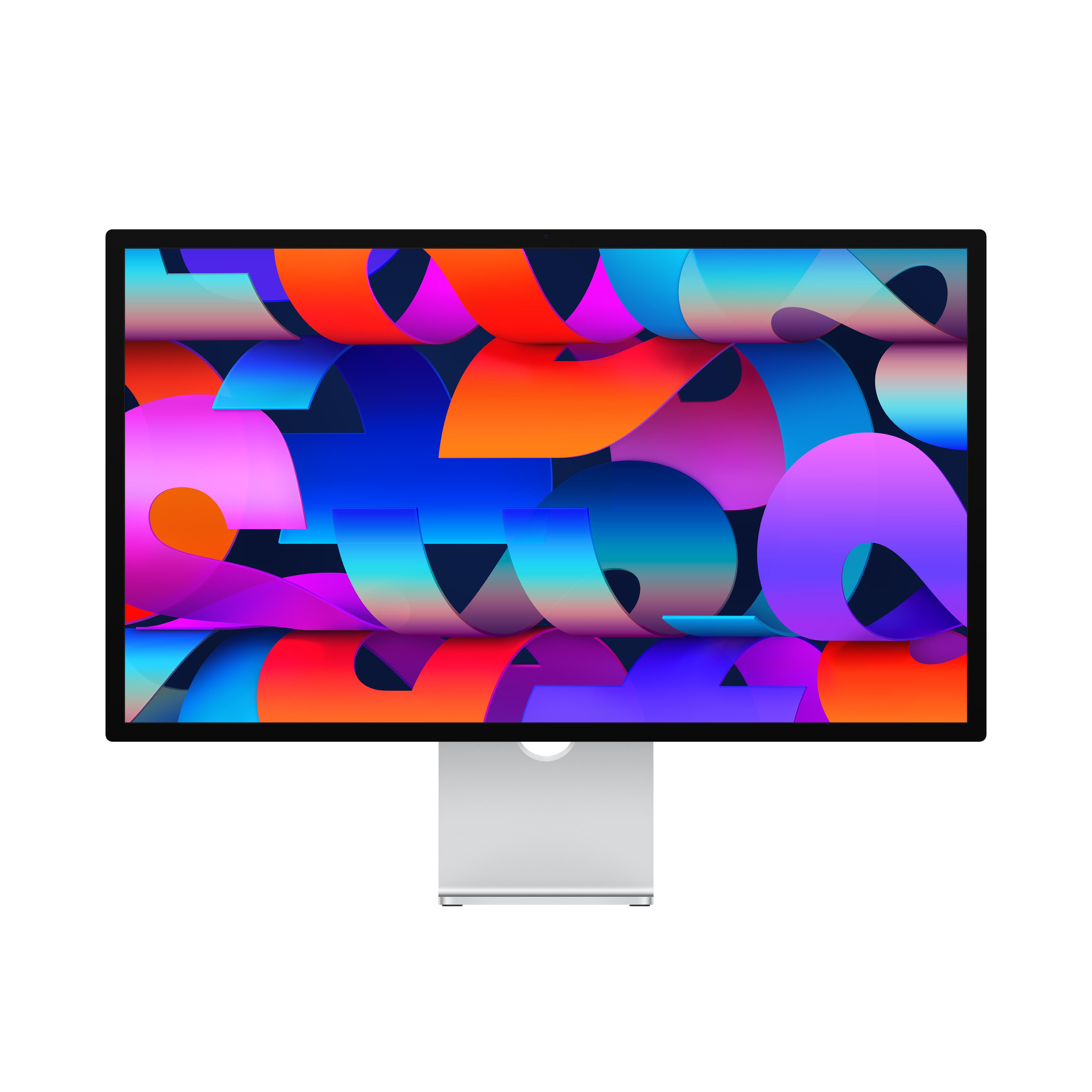 Studio Display, Silber, 2022, 27 Zoll, 5K, Standardglas, Neigungsverstellbarer Standfuß