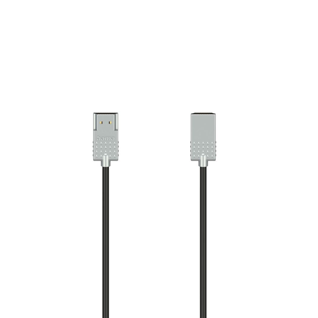 High Speed HDMI™-Kabel "Ultra-Slim", 4K, Stecker - Stecker, Ethernet, 1,0 m (00205074)