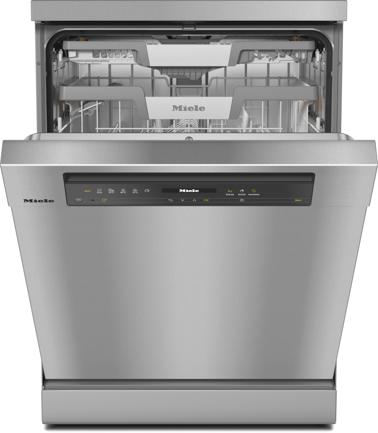 G 7600 SC AutoDos Edelstahl CleanSteel Stand-Geschirrspüler 60 cm