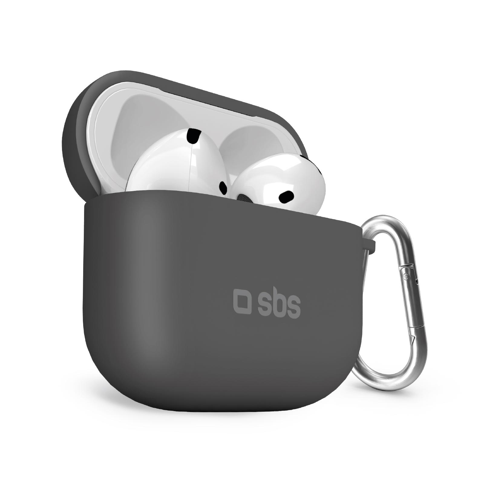 Silikon-Etui für Apple AirPods 4, Schwarz