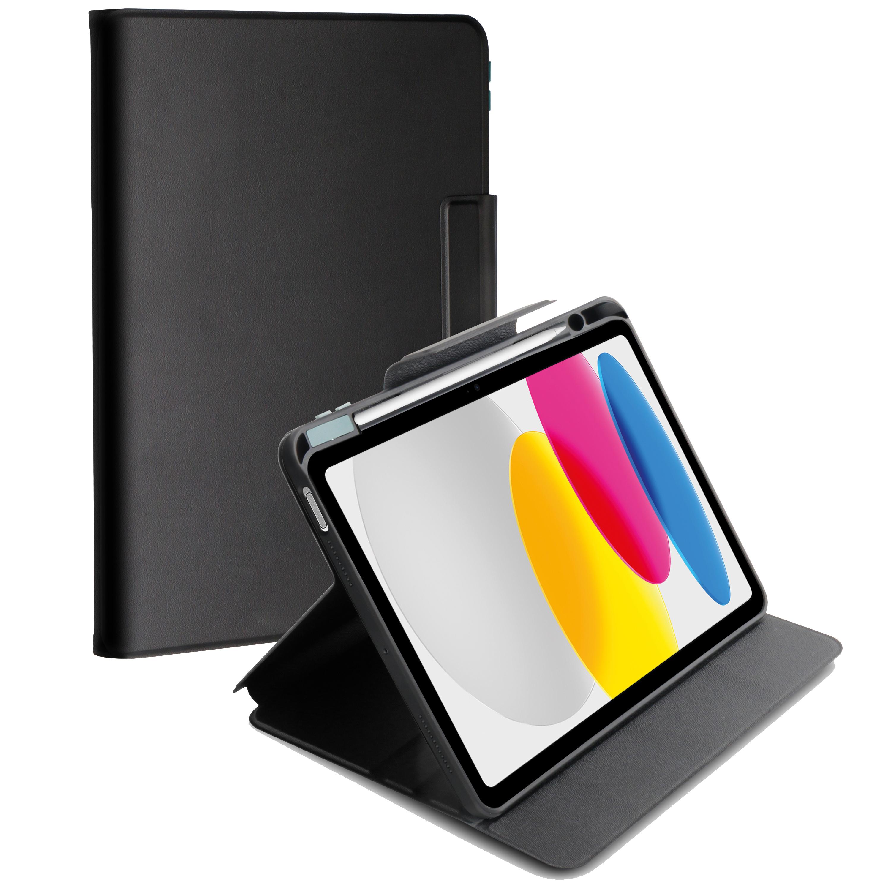 PREMIUM FOLIO Case für iPad 10.2 Zoll (8-9. Gen.), schwarz, inkl. Stifthalter, 1.5m Drop-Protection (63599)