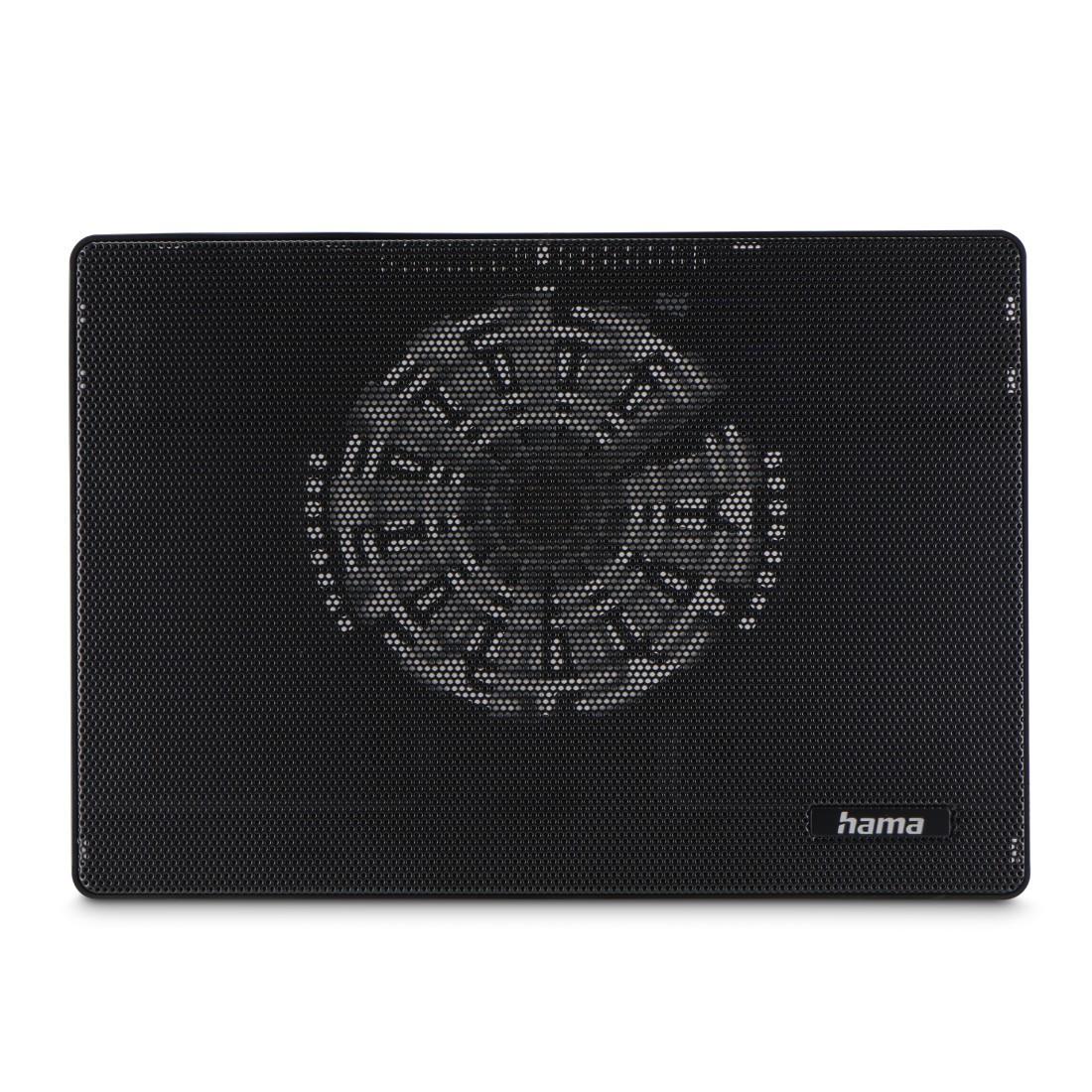 Laptop-Kühler "Slim", ultraflach, leise, leicht, bis 40 cm (15,6"), Schwarz (00126808)