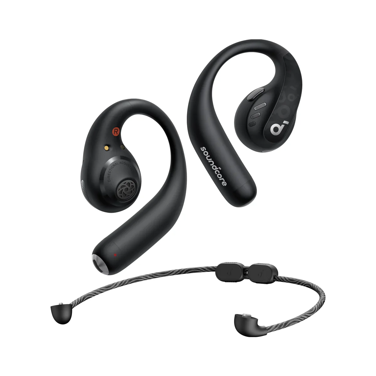 AeroFit Pro dynamic black Open-Ear Sport-Earbuds