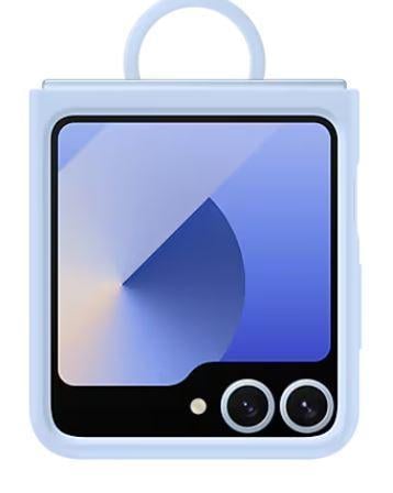 Silicone Case EF-PF741 für das Galaxy Z Flip6, Blau Handyhülle