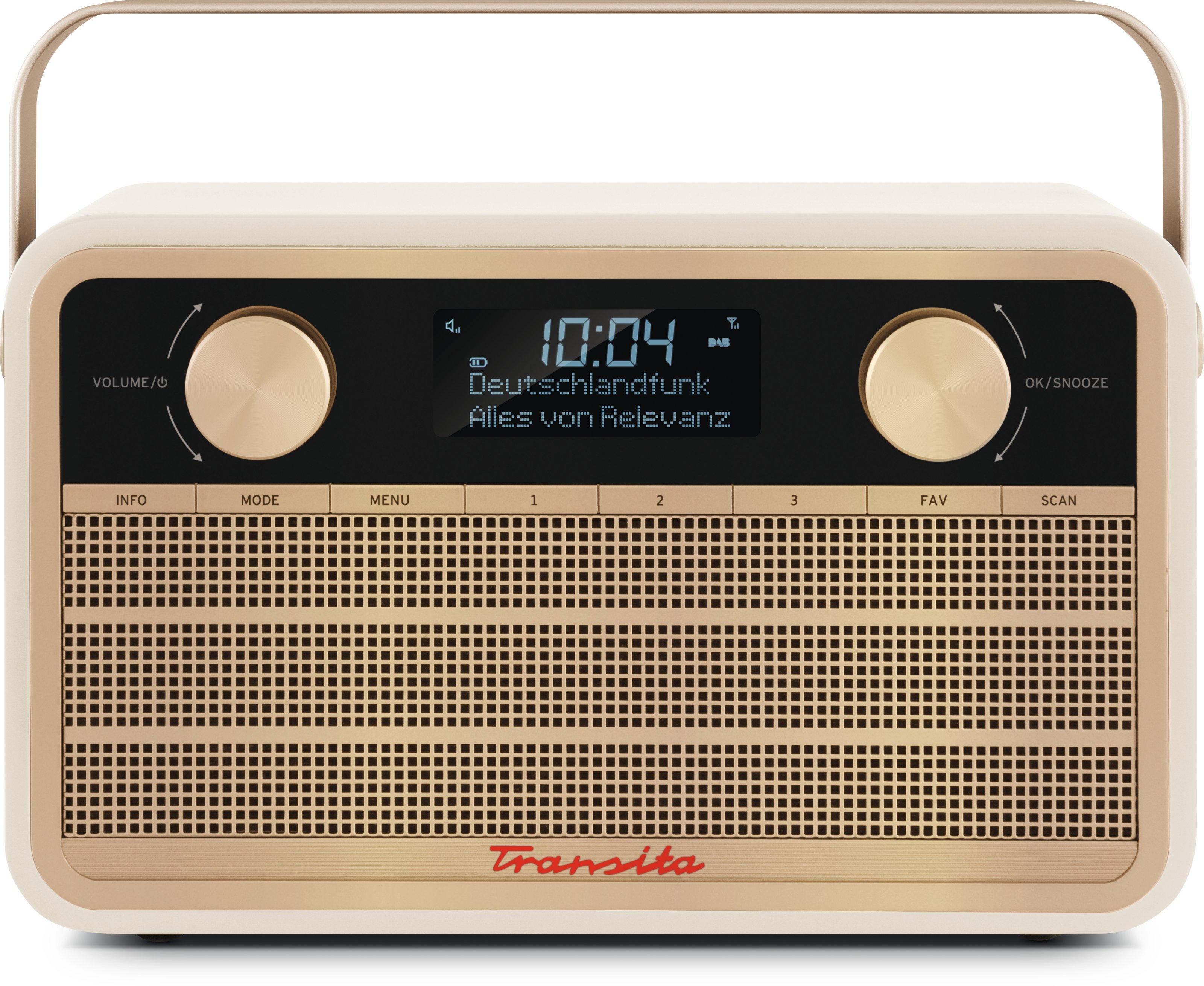 TRANSITA 120, Beige DAB+-Retroradio