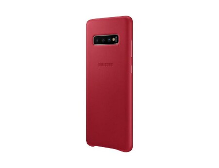 Galaxy S10+ - Leather Cover EF-VG975, Red