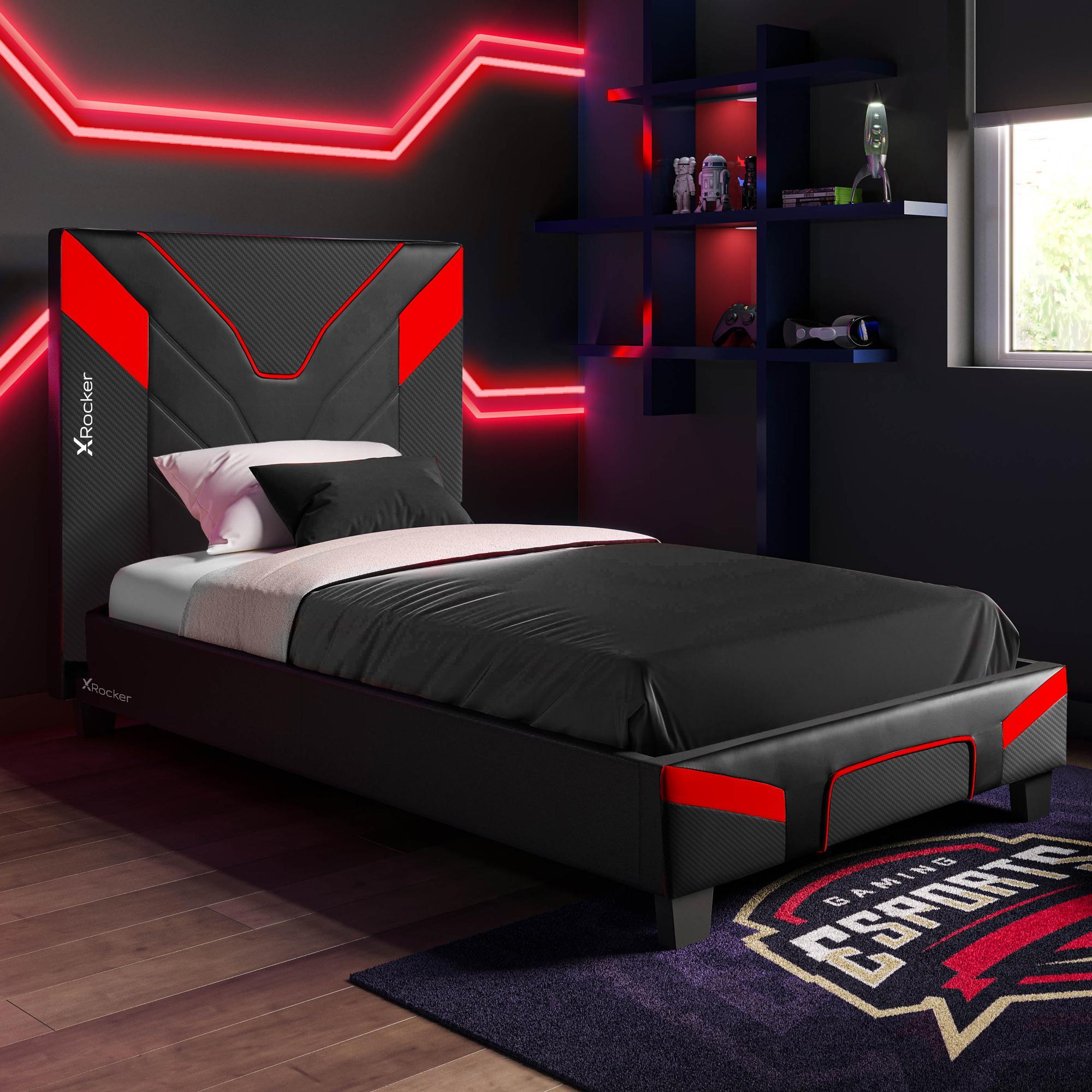 Cerberus MKII - Carbon Rot Gaming-Bett