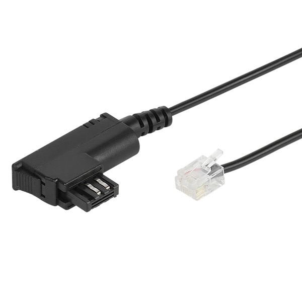 Telefon Anschlusskabel, TAE-F-Stecker auf RJ11-Stecker 4p4c, 3m (45075)