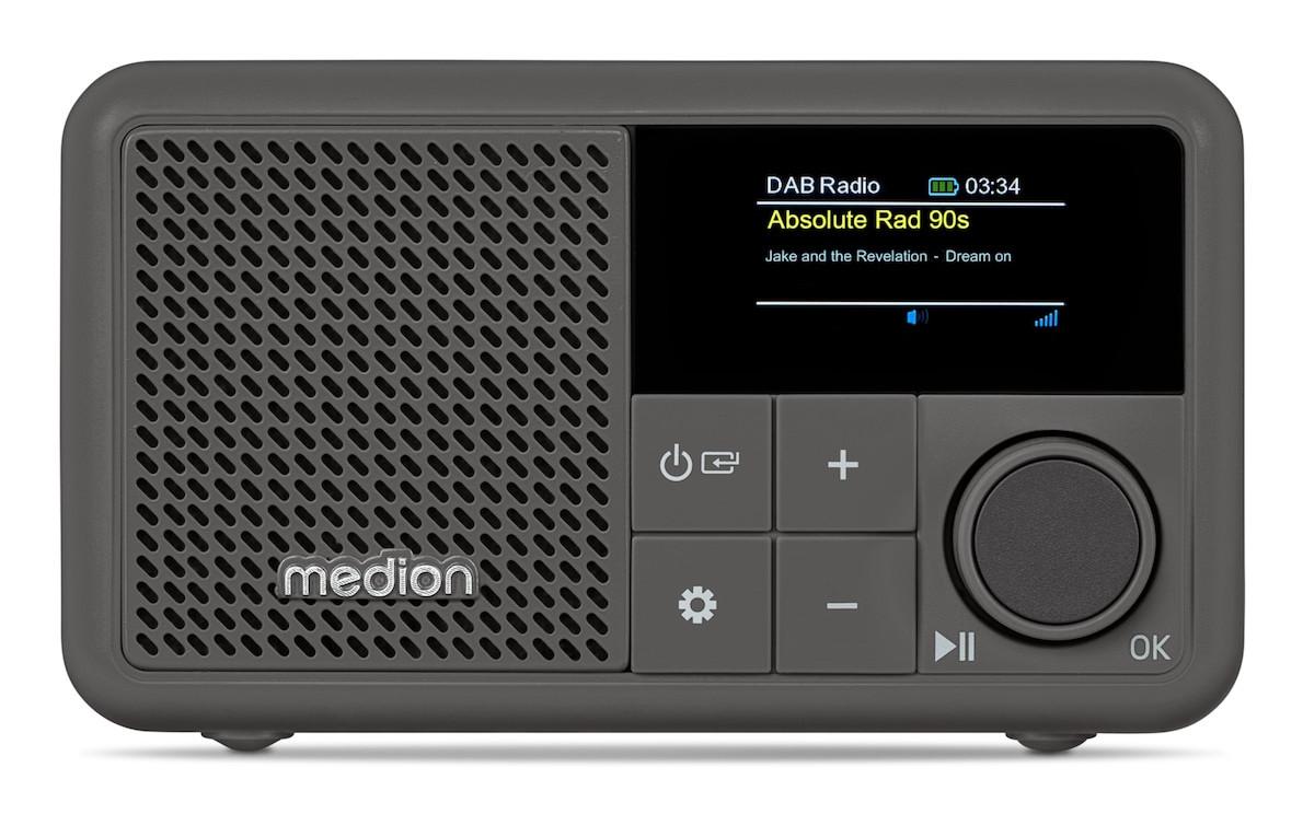LIFE S66822 (MD44822) grau DAB+ Radio
