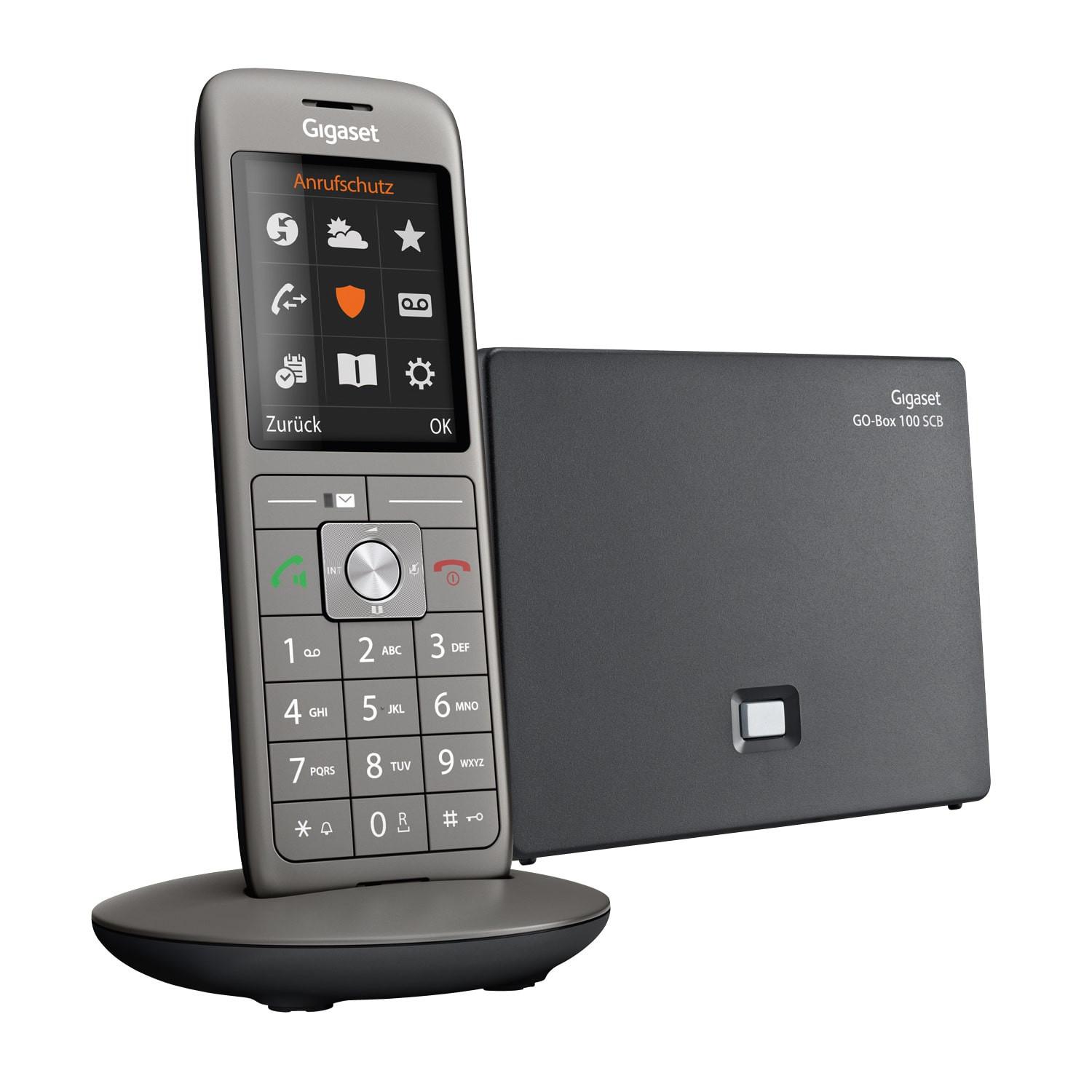CL690A SCB anthrazit Schnurloses Telefon