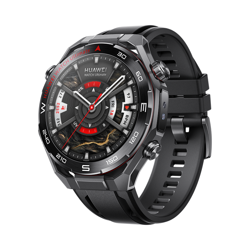 WATCH Ultimate 2, Black Fluoroelastomer Smartwatch