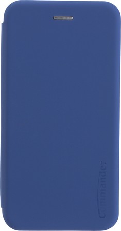 Book Case Curve für Samsung Galaxy J6+ (2018) Soft Touch Maritim Blue