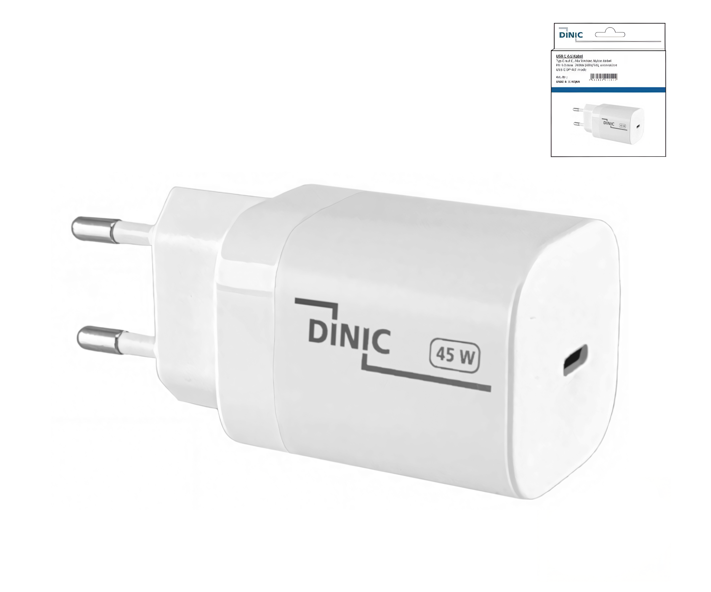 USB C Schnelllader / Netzteil 45W, Power Delivery 3.0, PPS-Technologie