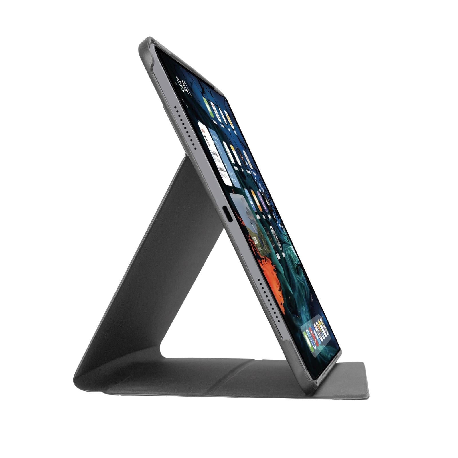 Book Pro-Schutzhülle mit Ständer für iPad Pro 13" 2024, Schwarz Tablet-Hülle