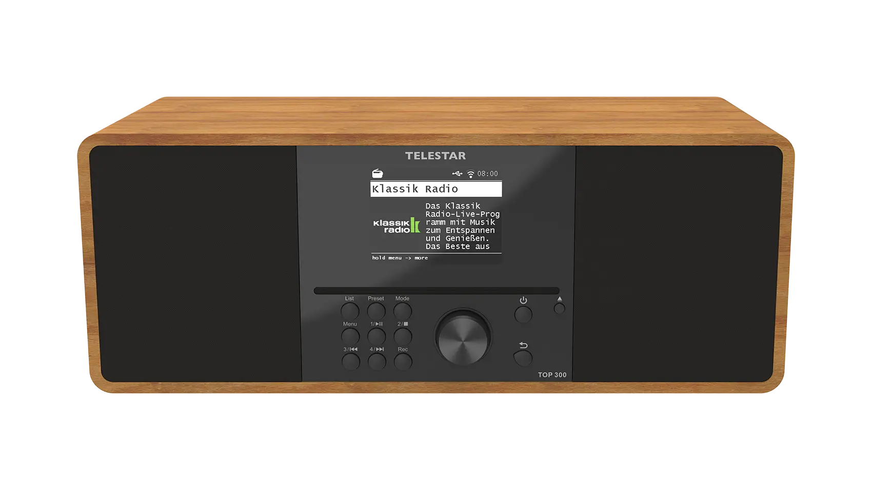 TOP 300 Holz DAB+ Internetradio mit CD-Player
