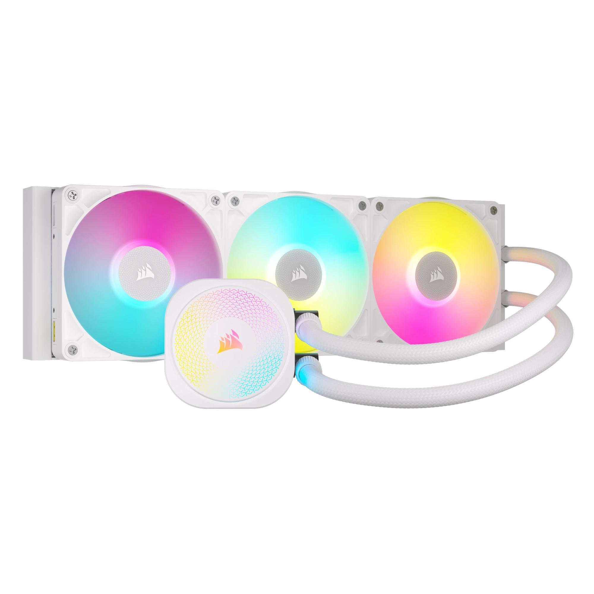 iCUE LINK TITAN 360 RX RGB AIO Wasserkühlung, Weiß