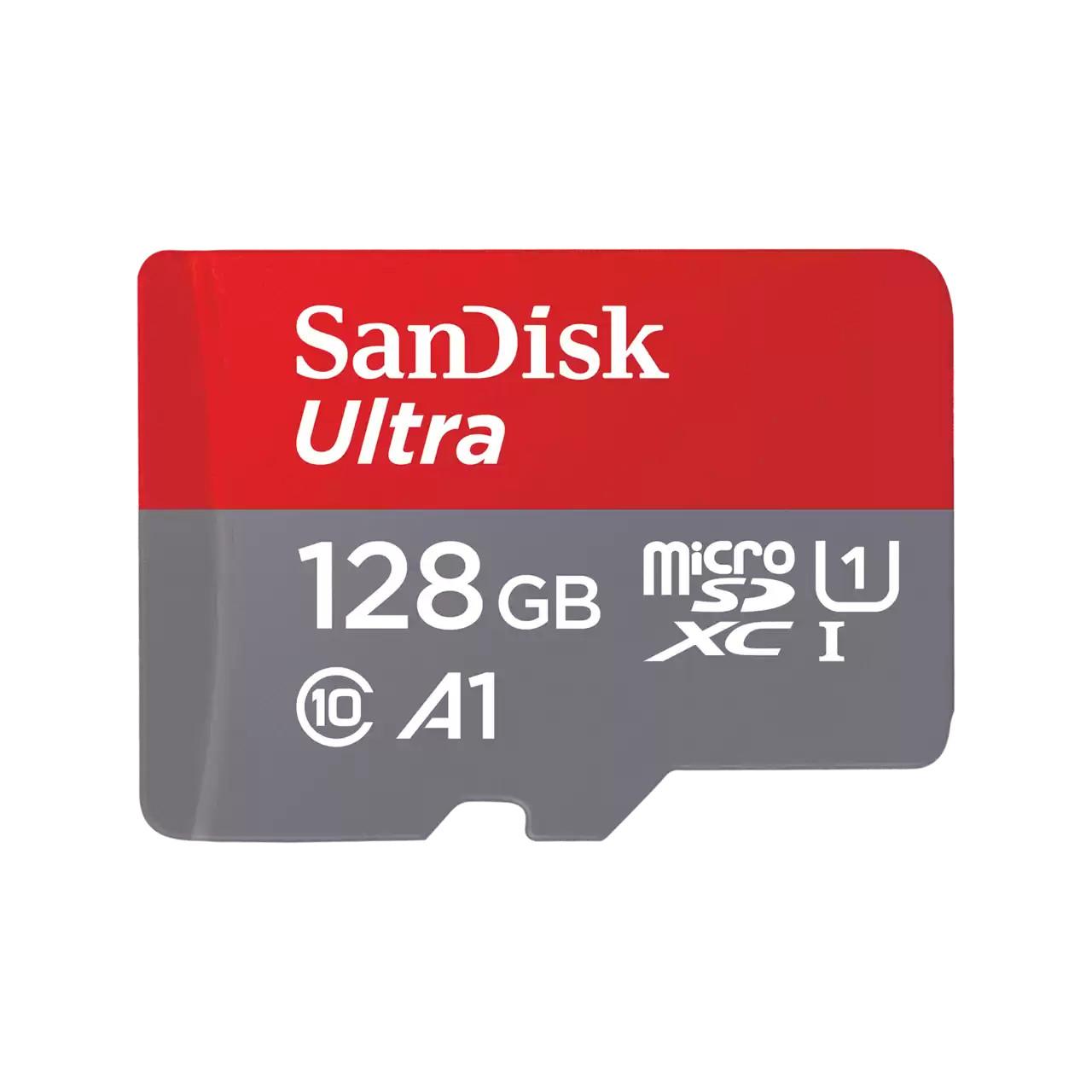 Ultra 128GB Mobile + SD Adapter 140MB/s A1 Class 10 UHS-I (00215422) micro SDXC Speicherkarte