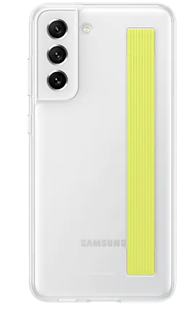 EF-XG990 Slim Strap Cover für Galaxy S21 FE, White Handyhülle
