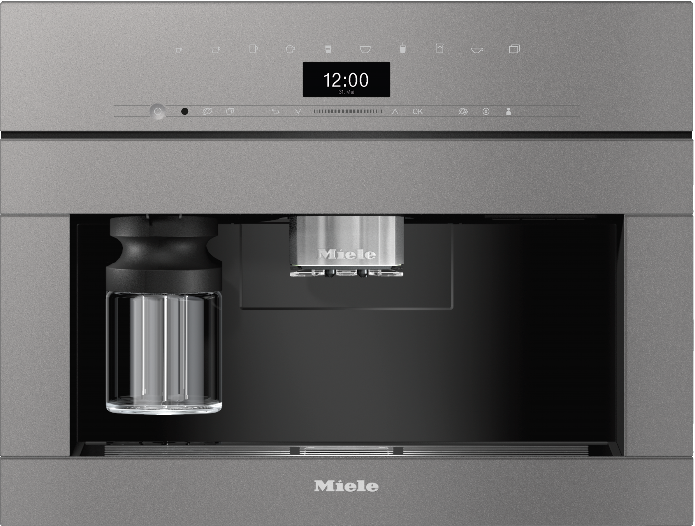 CVA 7440 Graphitgrau Einbau-Kaffeevollautomat