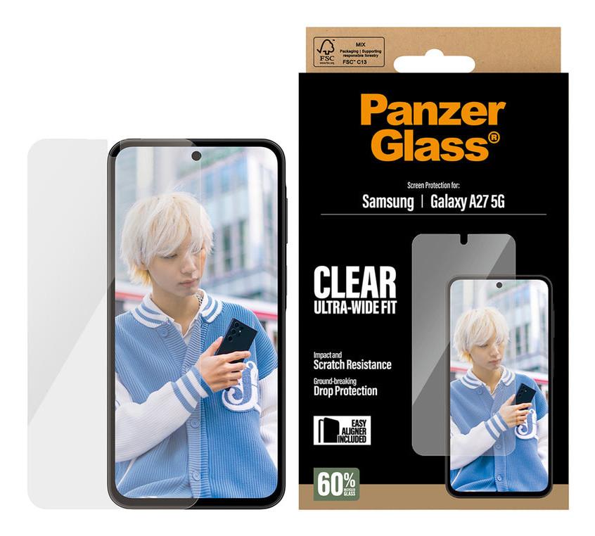 Displayschutz Samsung Galaxy A27 5G | Ultra-Wide Fit m. EasyAligner Schutzfolie