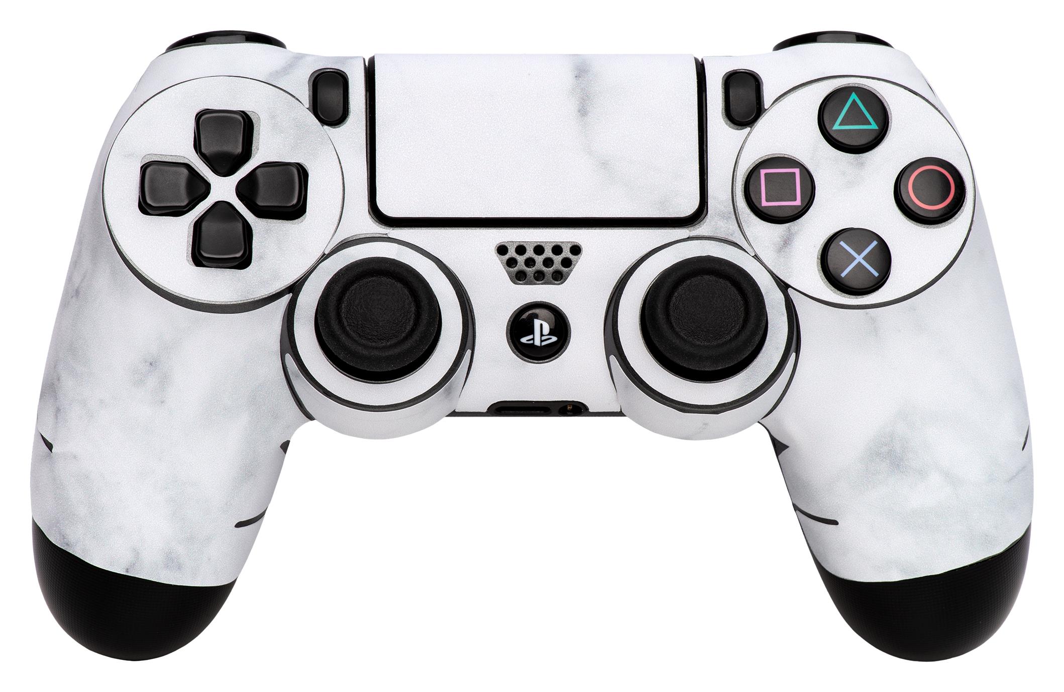 97304 White Marble für PS4 Controller-Skin