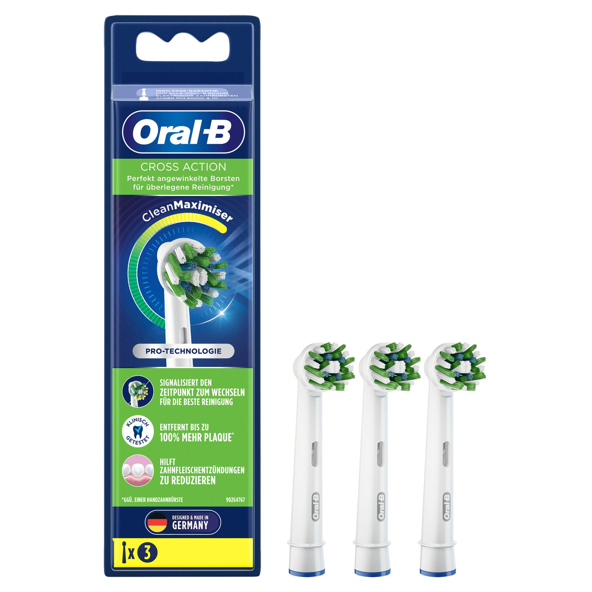 Aufsteckbürsten CrossAction CleanMaximizer, 3 Stück