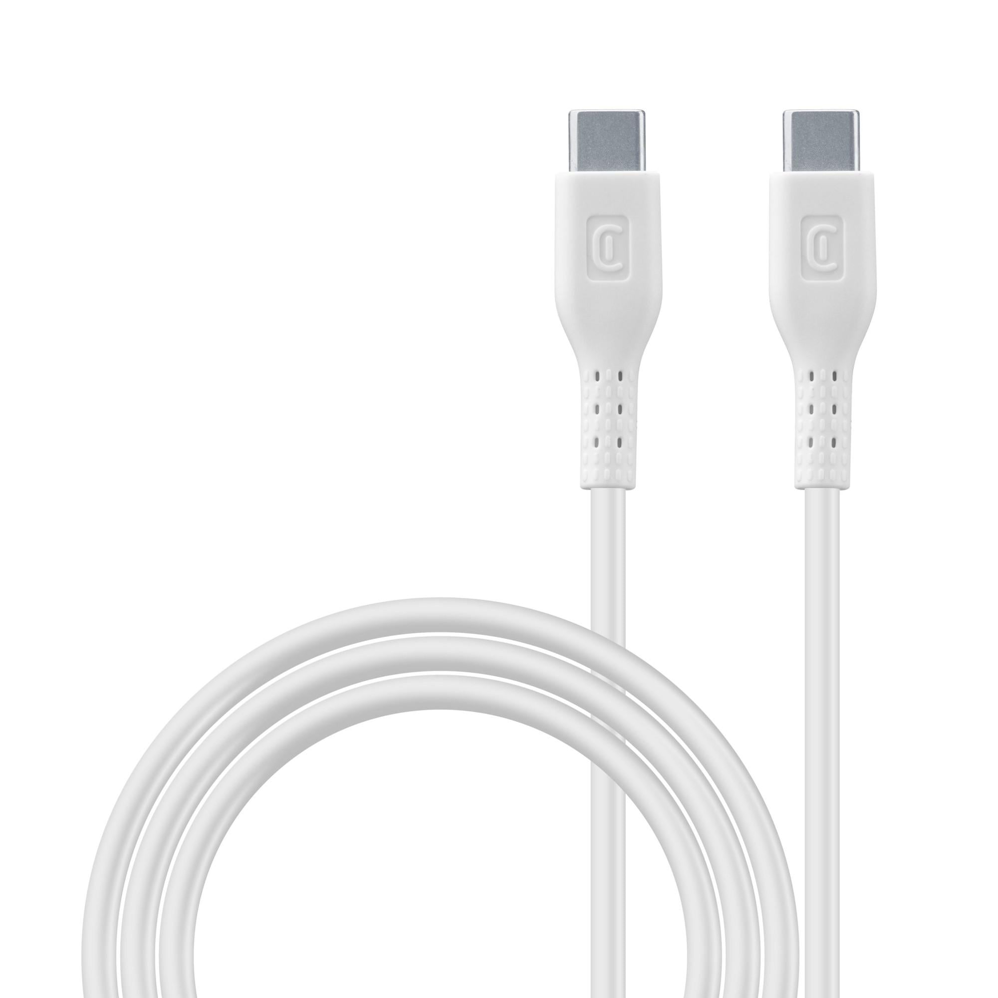 5A 100W Fast Charging Cable 2m USB Typ-C/ Typ-C White (61283)