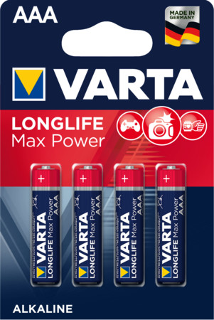 LONGLIFE Max Power AAA, 4er Blister Batterie