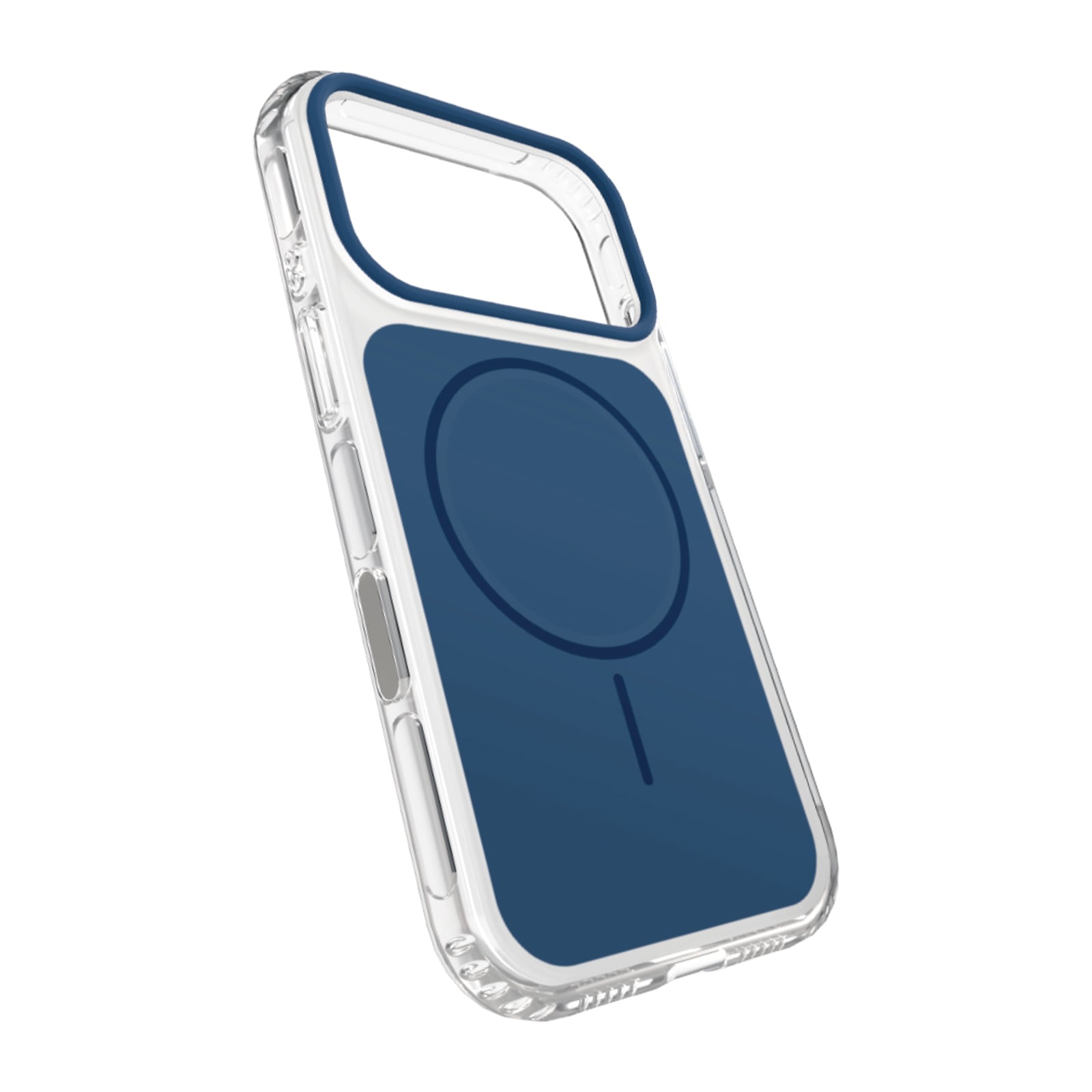 MagSafe-kompatible Magnethülle mit stoßfesten Ecken für das iPhone 17 Pro, Blau Handyhülle