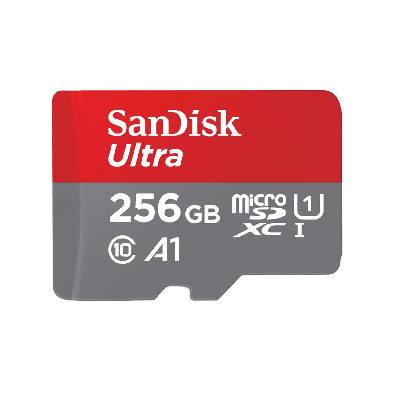 Ultra 256GB Mobile + SD Adapter 150MB/s A1 Class 10 UHS-I (00215423) micro SDXC Speicherkarte