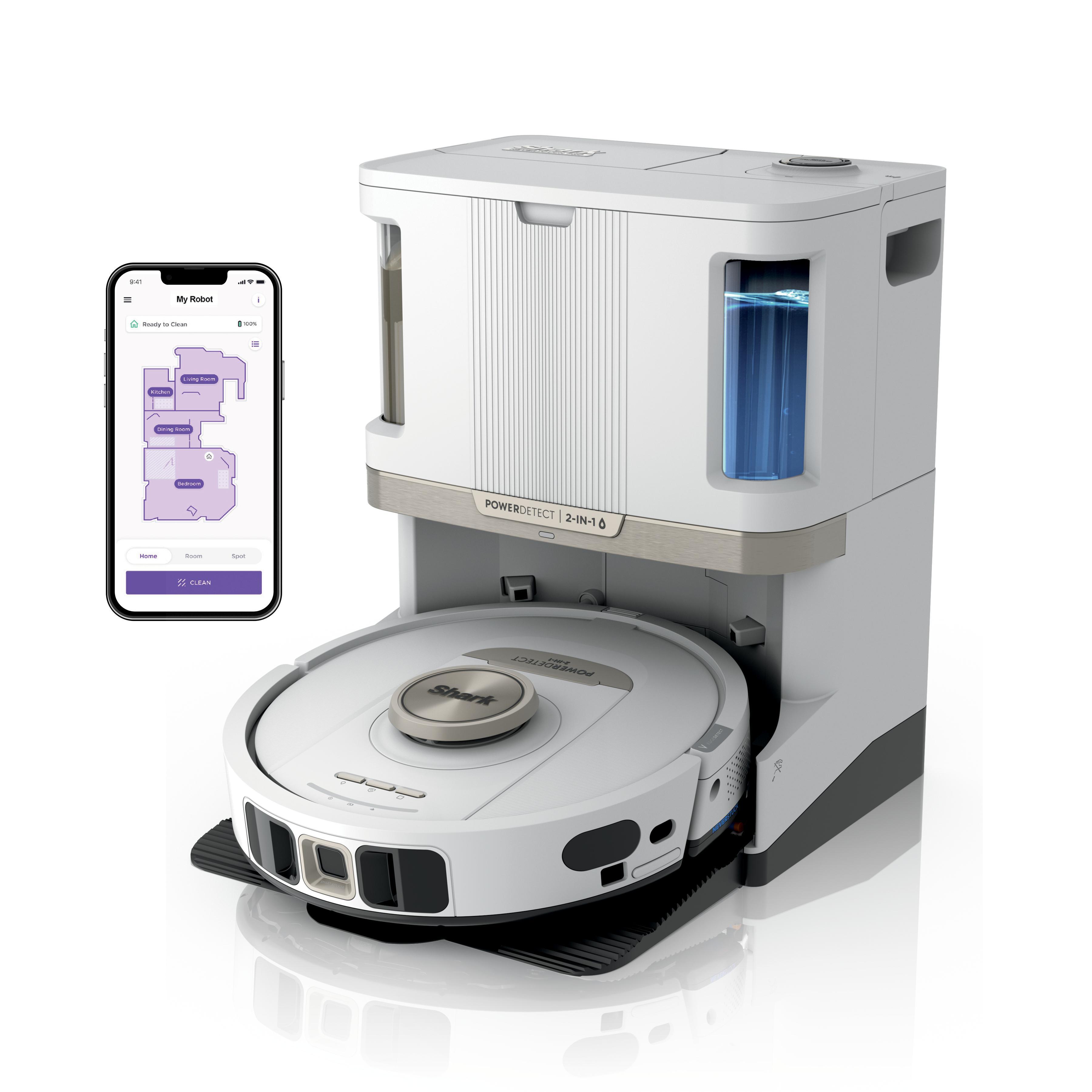 RV2800ZEEUWH PowerDetect NeverTouch Pro 2-in-1 Saugroboter mit Wischfunktion