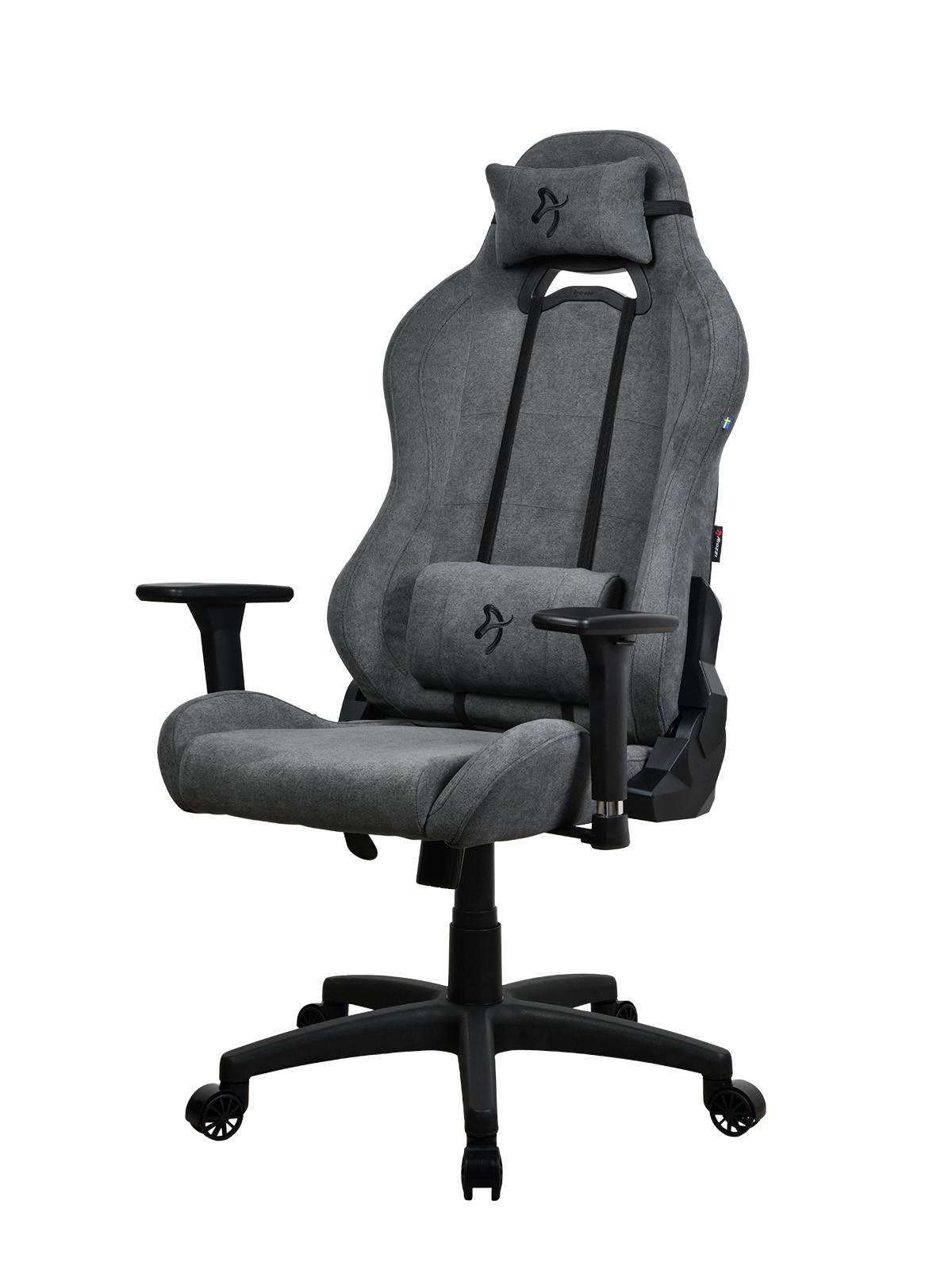 Torretta Soft Fabric Gaming-Stuhl, Ash