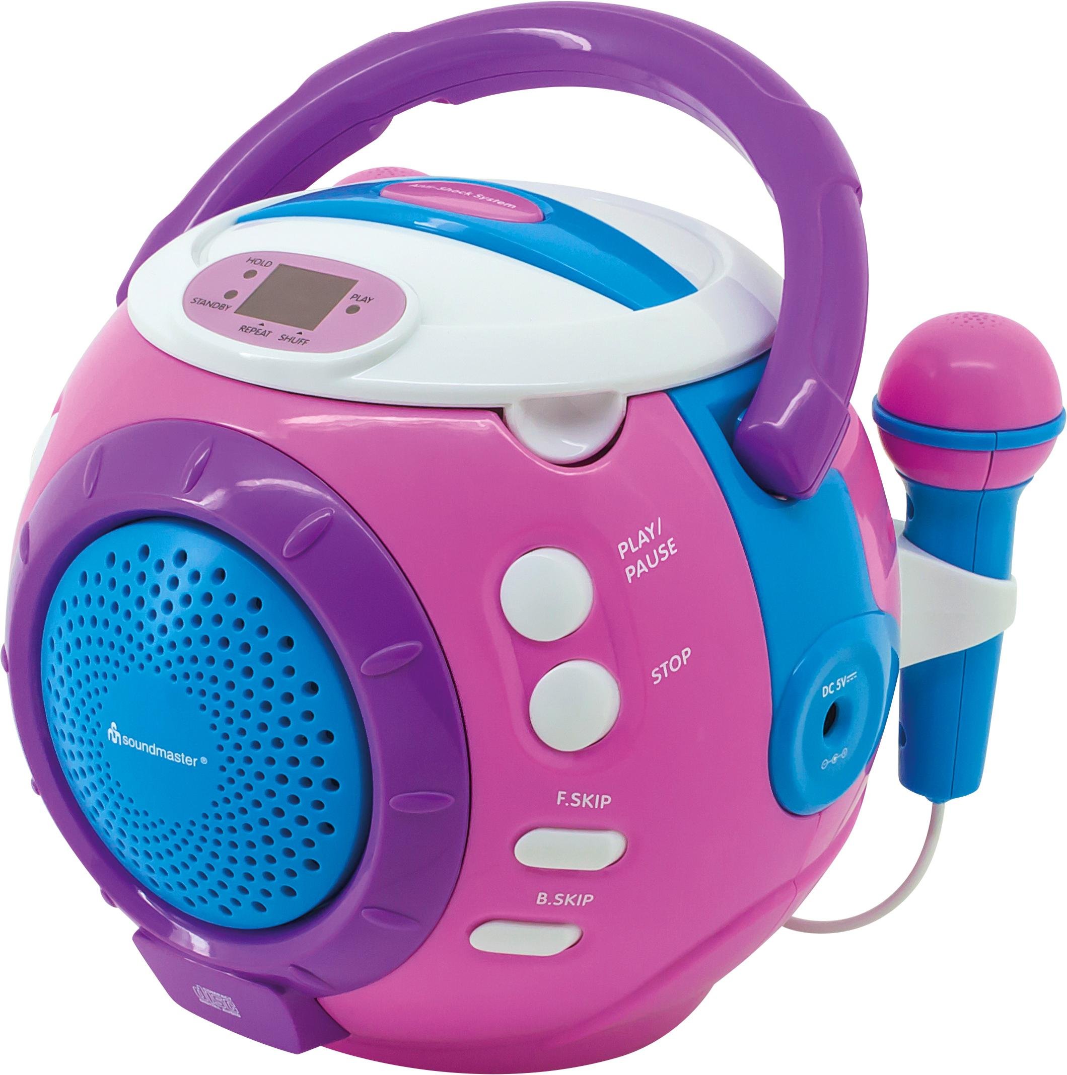 KCD 1600 pink Radiorekorder mit CD-Spieler