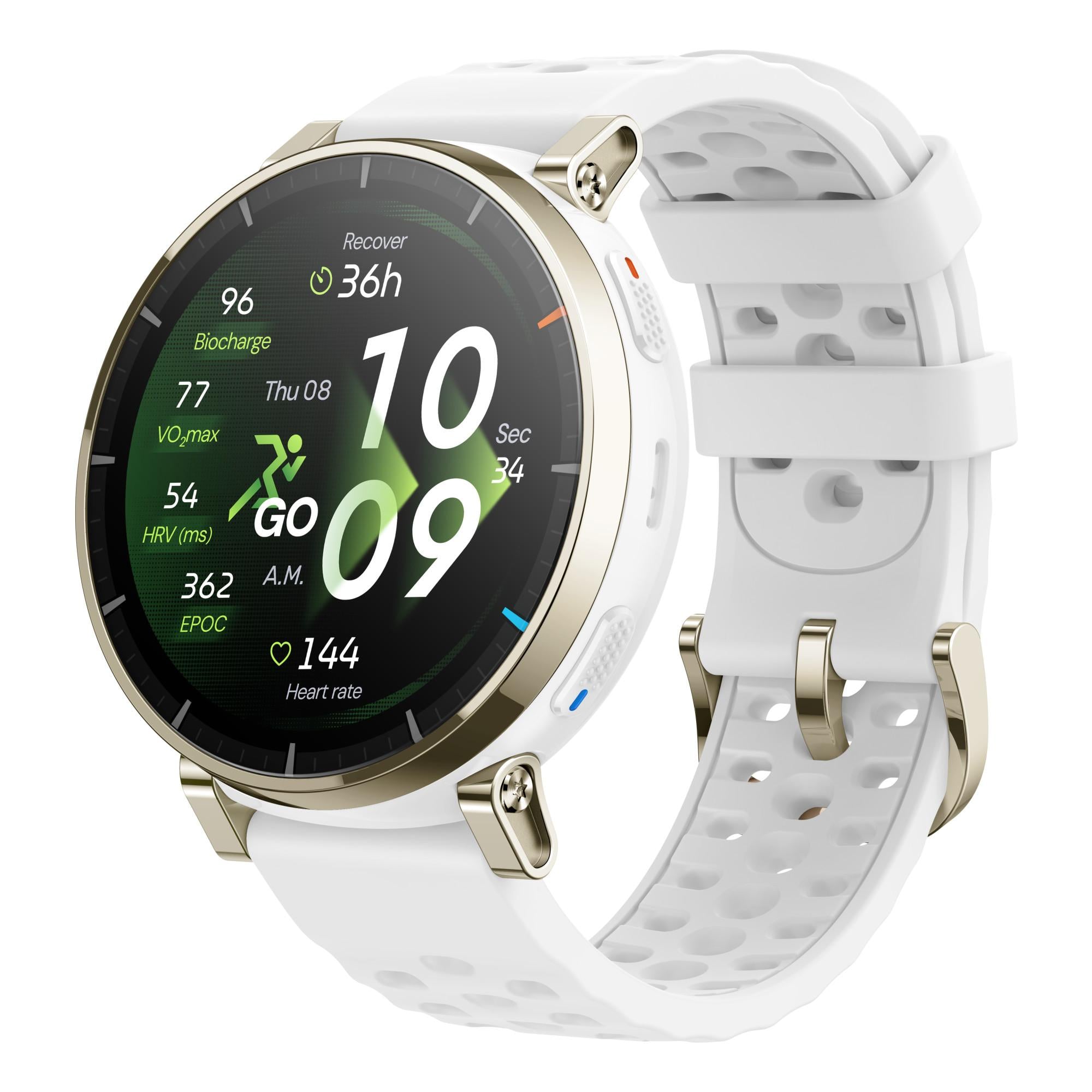 Active 3 Premium Gold-Weiß Smartwatch