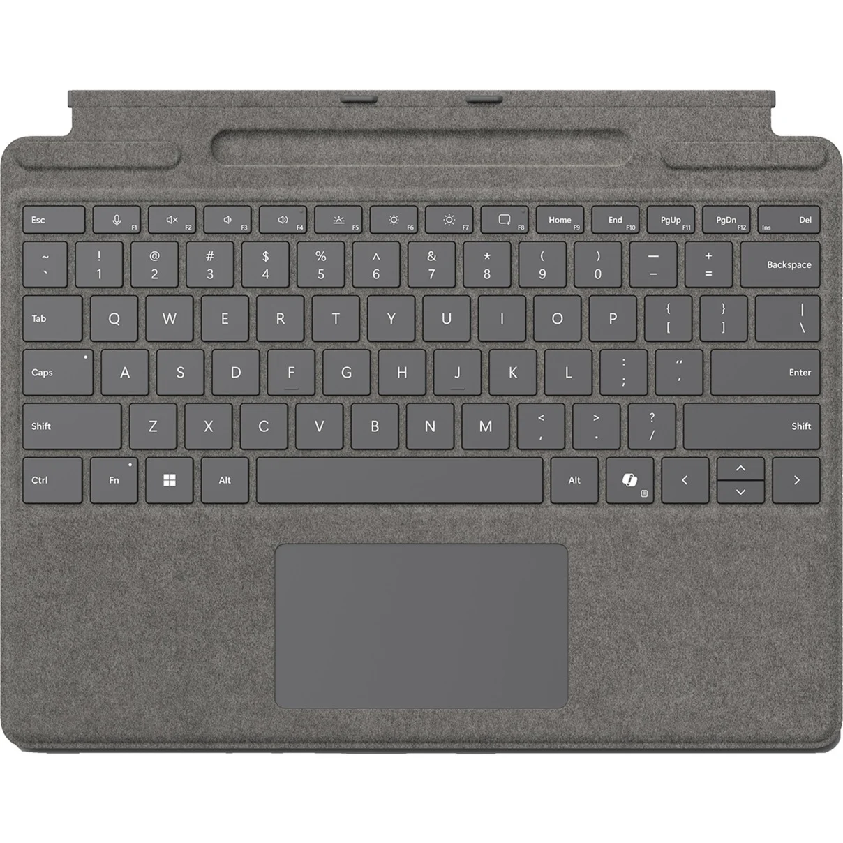 Surface Pro 13-Zoll-Keyboard mit Stiftaufbewahrung, Platin