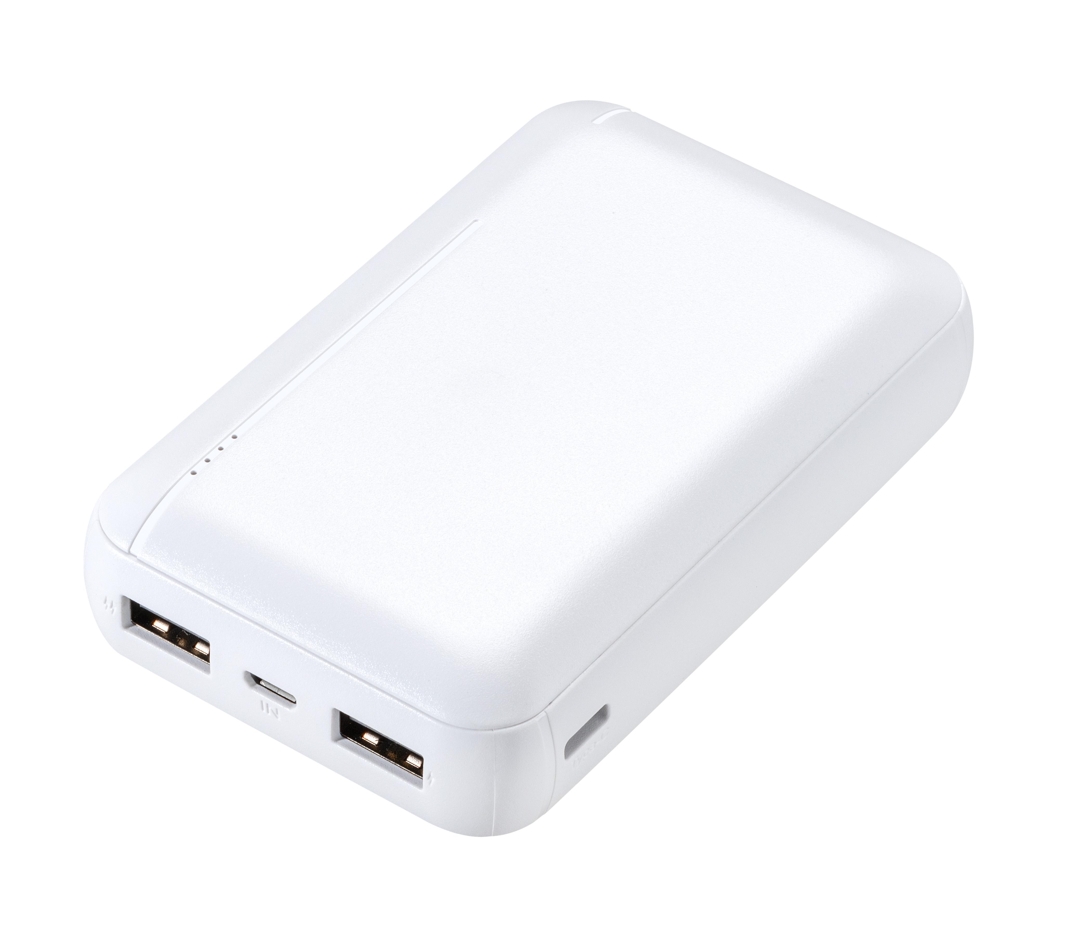 Fast Charge Power Bank 10.000mAh, 10.5W Weiß (63224)