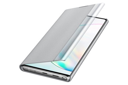 Clear View Cover EF-ZN975 für Galaxy Note 10+, Silver