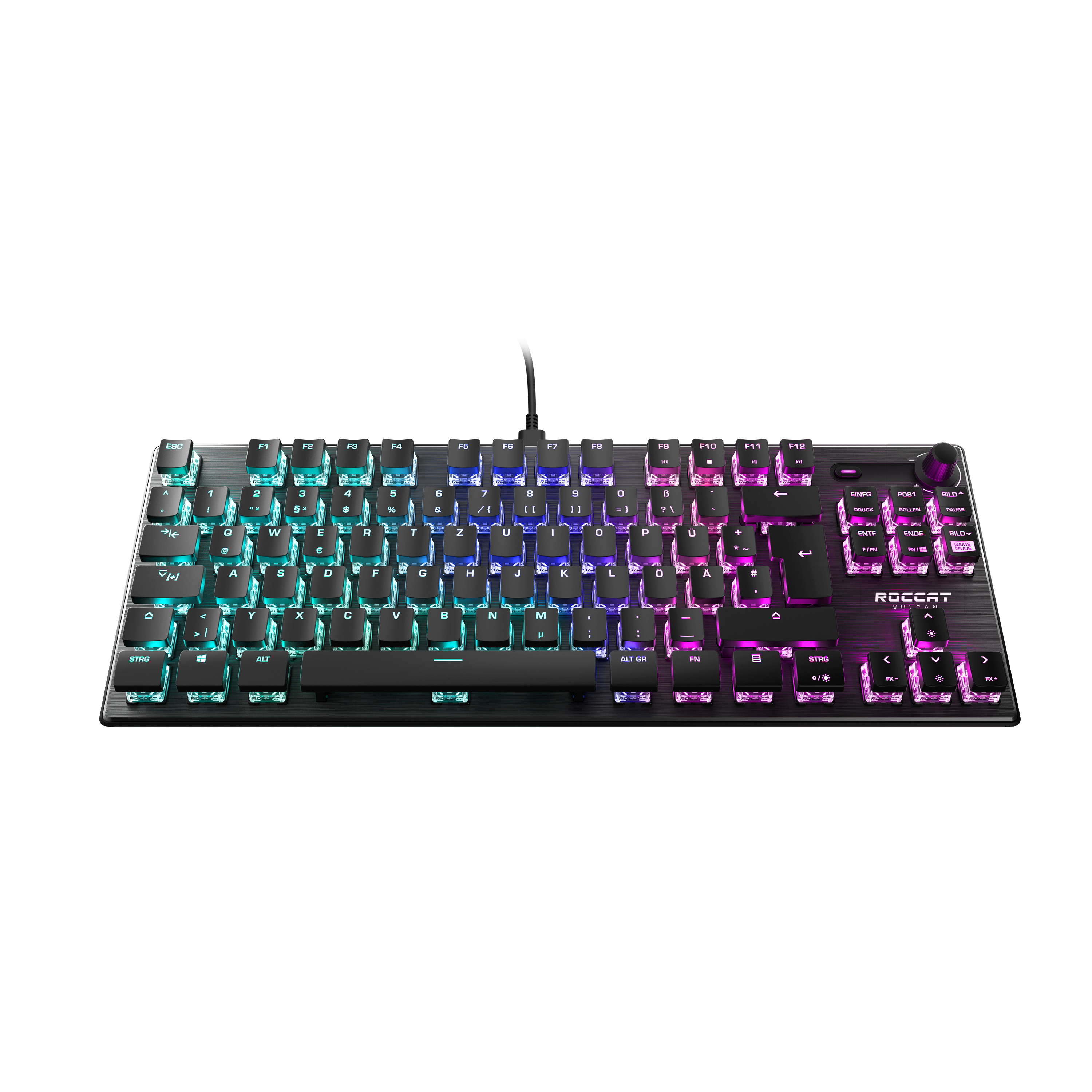 Vulcan TKL - Kompakte Mechanische RGB Gaming Tastatur schwarz