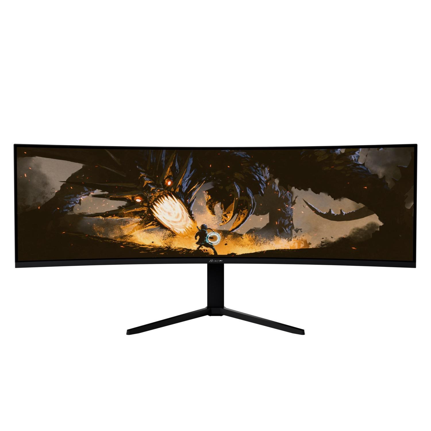 Nova, Schwarz, 49 Zoll, Curved, UWQHD, VA, 165 Hz, 1 ms