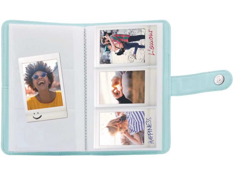 Instax mini 9 striped, Ice blau Fotoalbum