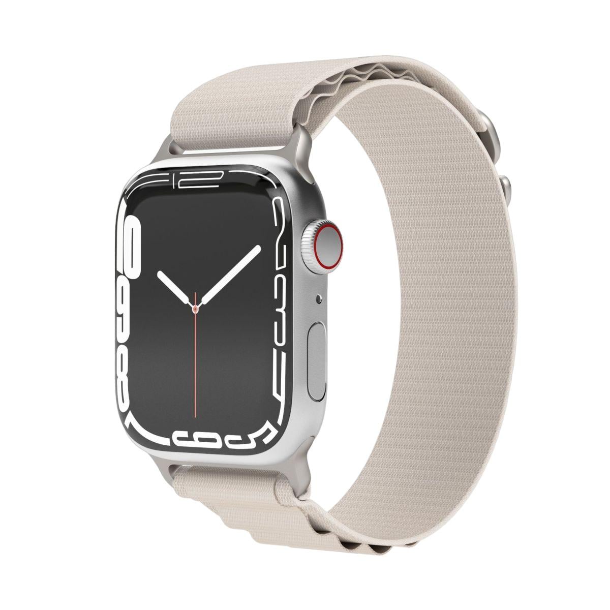 Watch Straps Action Loop - Armband für Apple Watch, 44mm + 45mm + 46mm + 49mm, Cream