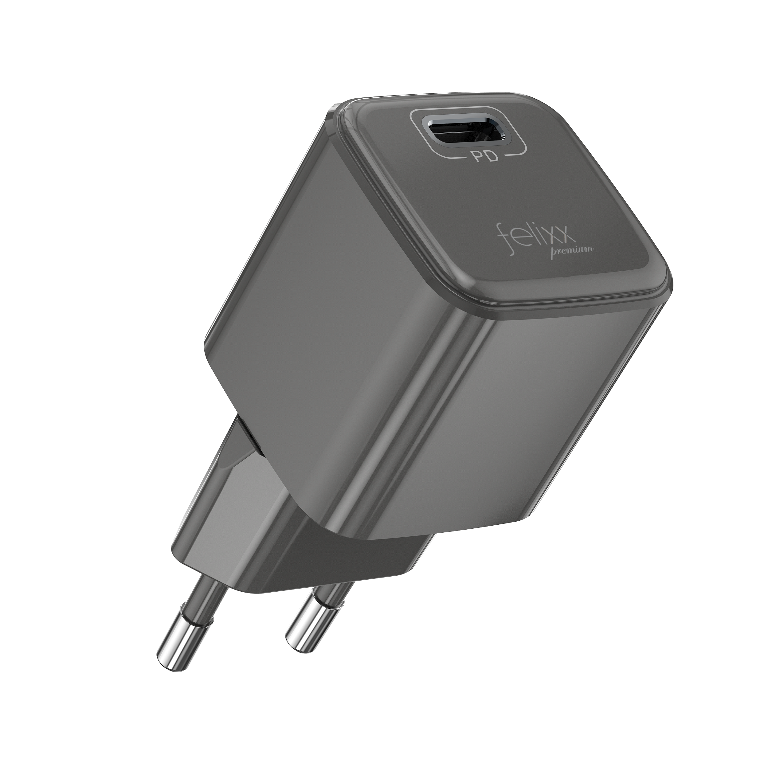 Premium 25W Schnelllader mit Power Delivery (PD) - Space Grey