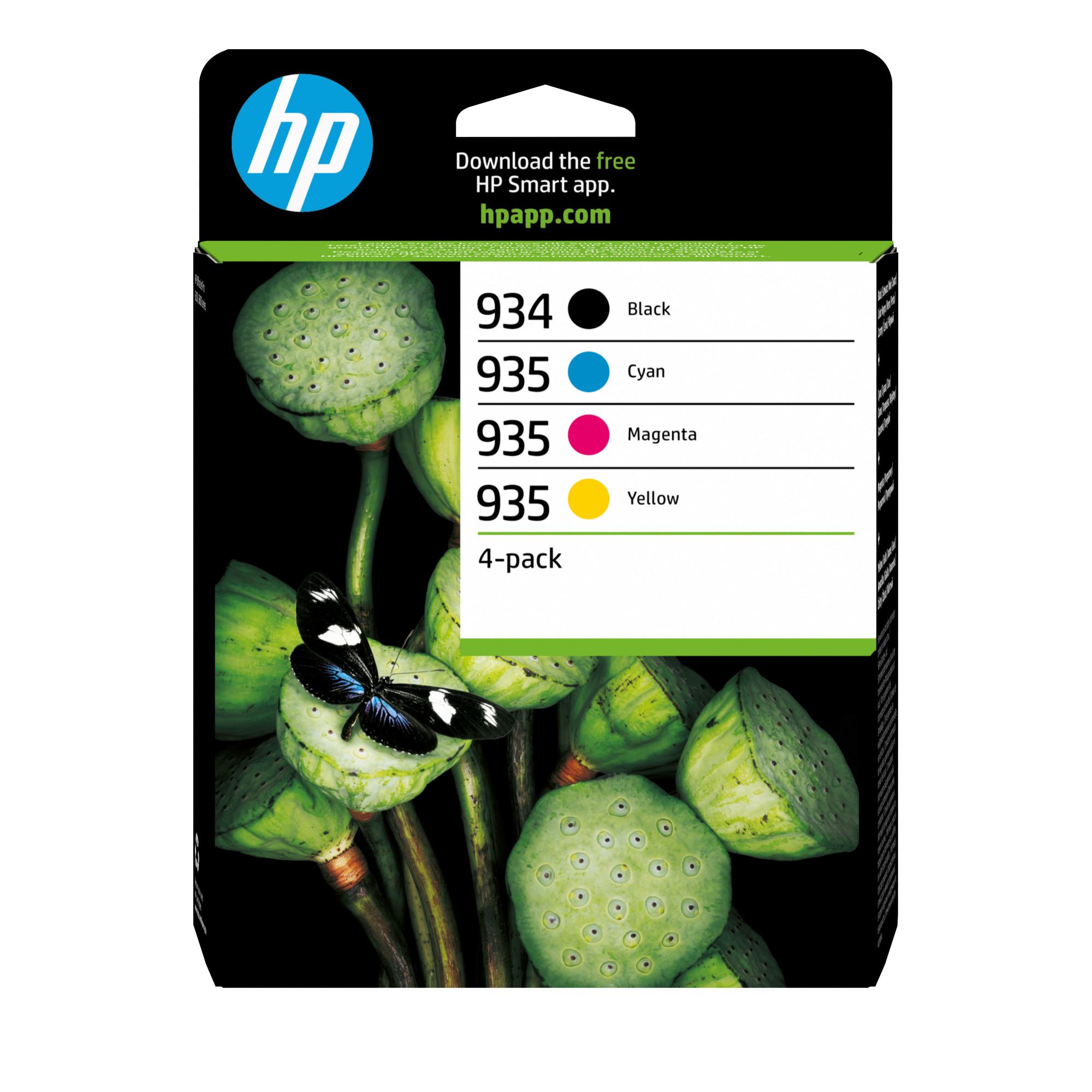 934 Schwarz/935 Cyan/Magenta/Gelb Original Tintenpatronen (4er-Packung)