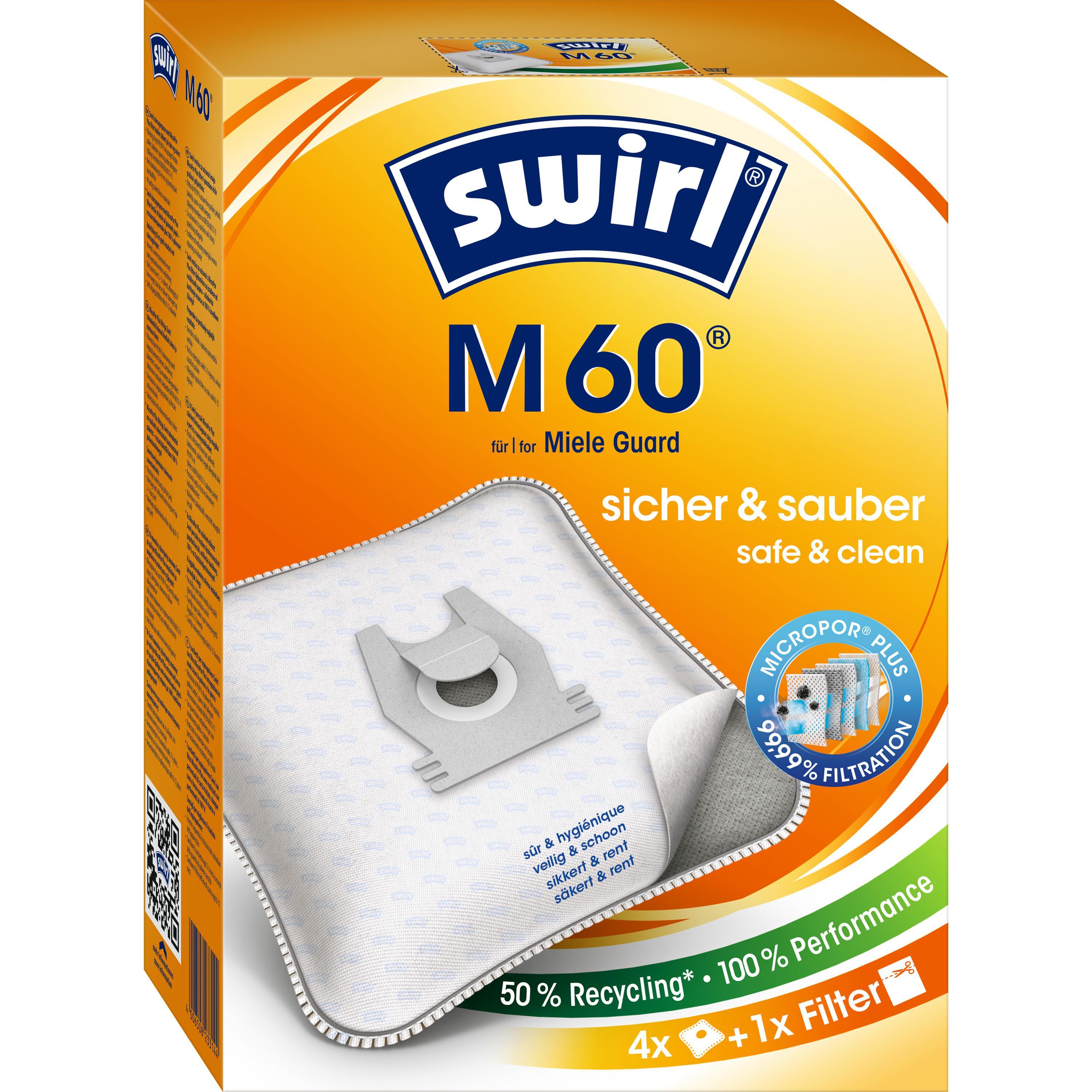 M 60 MicroPor® Plus Staubsaugerbeutel