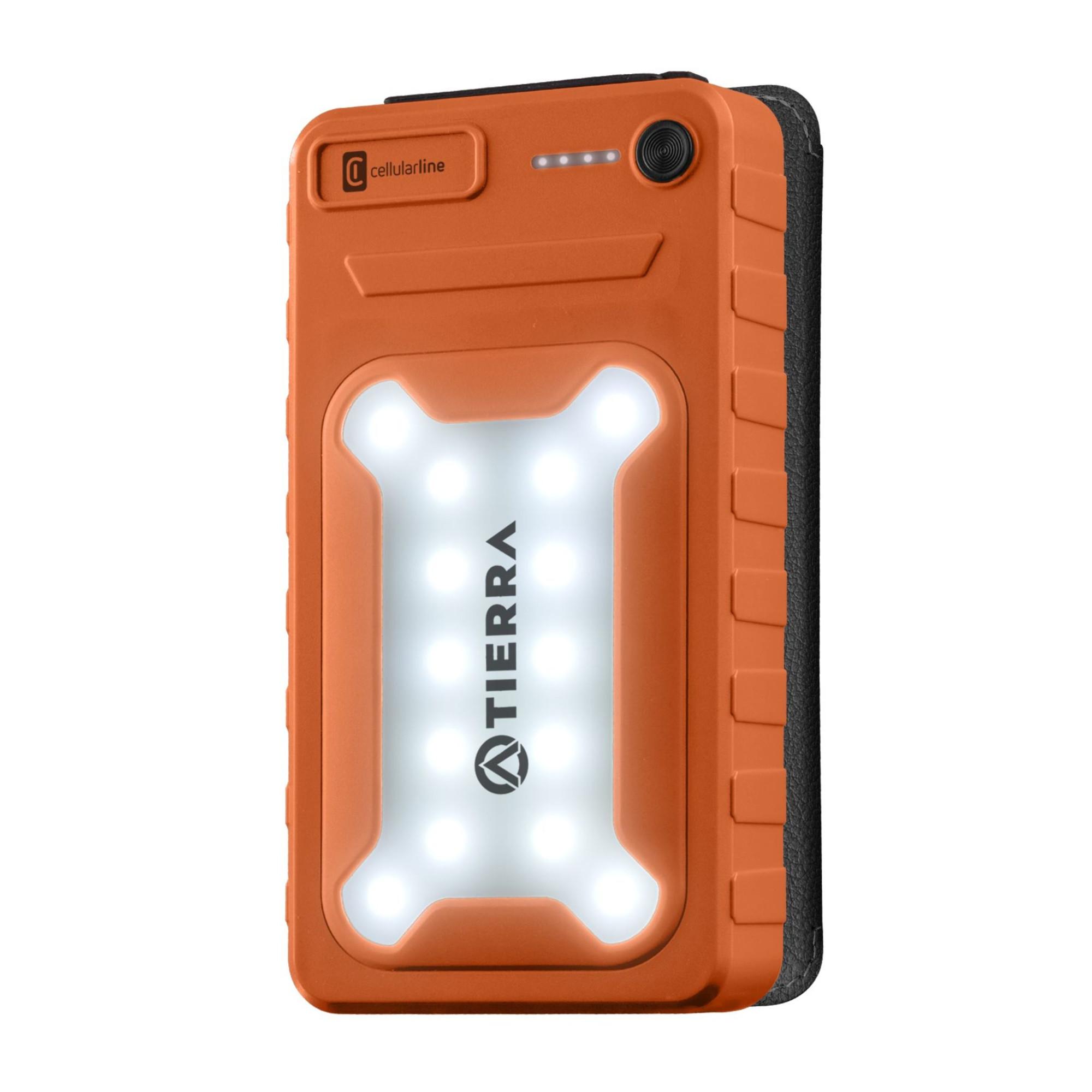 Solar Power Bank 10.000mAh Orange (61624)