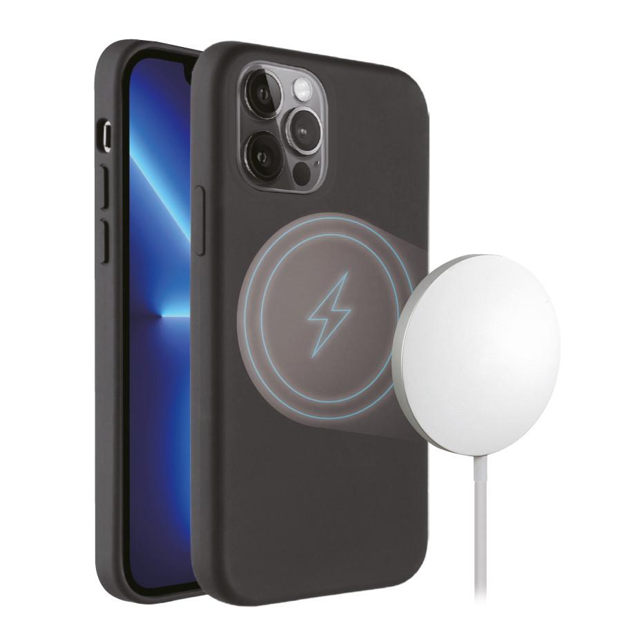 Mag Hype Cover, Magnetic Wireless Charging Support für iPhone 13 Pro schwarz (62947)