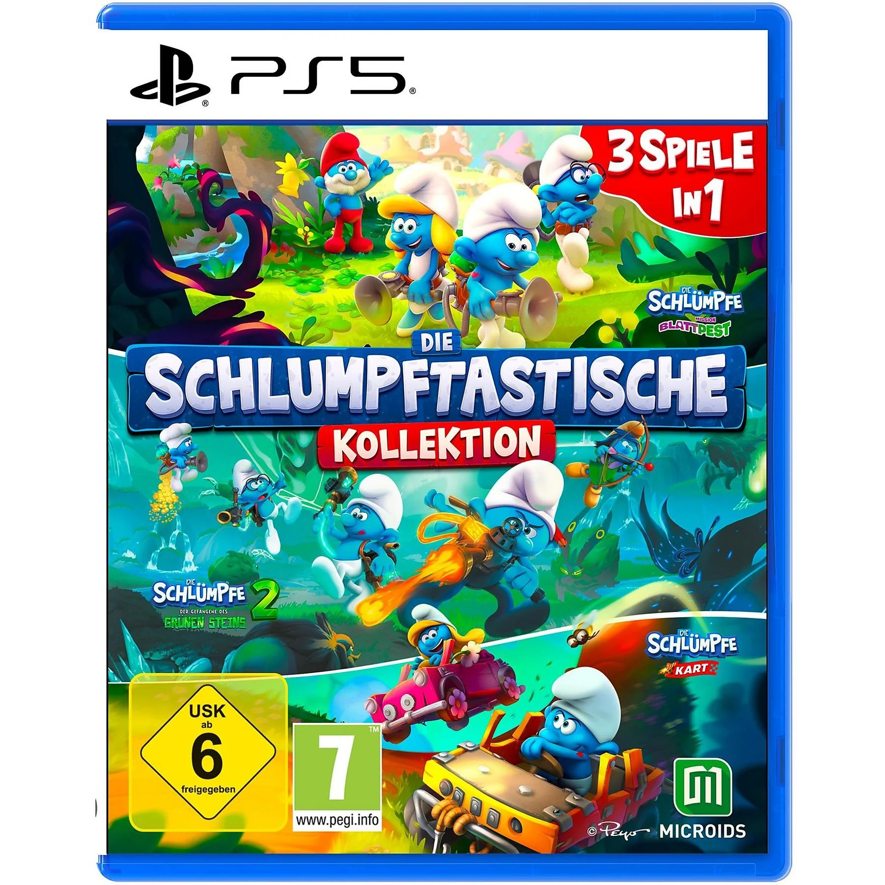 Die Schlumpftastische Kollektion - 3 Spiele in 1 PS5-Spiel